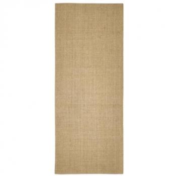 Alfombra de sisal para rascador 100x250 cm Vidaxl Marrón claro, Alfombra rascador para Gato, Alfombra rascador para Gato de sisal, Alfombra de Suelo sisal