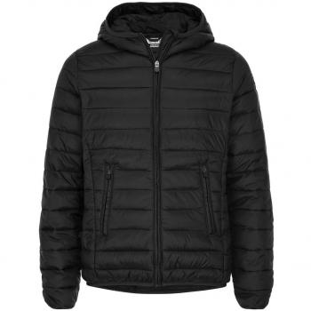Parka Capucha Hombre Kappa Astro Negro 303ZLN0-005 Talla M