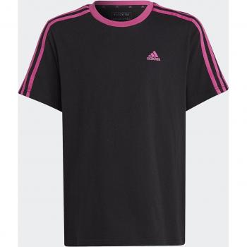 Camiseta Adidas Essentials Cotton Negro Niña