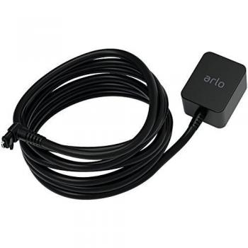 Arlo Adaptador de Corriente para uso en exteriores diseñado para cámaras Pro, Pro 2 y Go, accesorio original Arlo, Negro