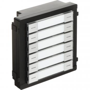 Módulo de extensión de videoportero Hikvision DS-KD-K12 con 12 botones, impermeable IP65