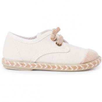 Blucher Niño Puntera Yute con Cordón Elástico