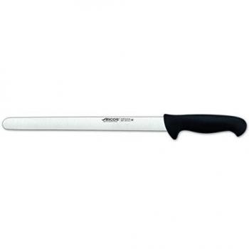Arcos Serie 2900 Cuchillo Fiambre Flexible, Hoja Acero Inoxidable NITRUM 300 mm, Mango Polipropileno Negro