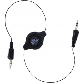 T'nB TBJACK1 - Cable de audio retráctil para Smartphone y iPod
