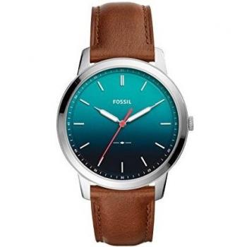 Fossil Reloj Analógico para Hombre de Cuarzo con Correa en Cuero FS5440