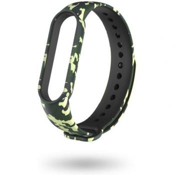 Correa de Silicona Army Verde para Xiaomi Mi Band 5/6/7 y Amazfit 5