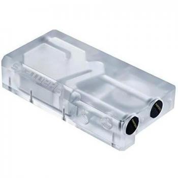 Phanteks Glacier R160C Combo Reservoir for DDC pump, transparent acrylic backplate, integrated Digital-RGB lighting