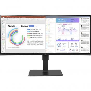 LG 34BQ77QB-B Monitor LED de 86,4 cm (34) con resolución UltraWide Quad HD de 3440 x 1440 Pixeles en color Negro