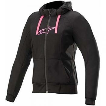 Alpinestars Stella Chrome Sport Women's Motorcycle Hoodie Black/Pink S