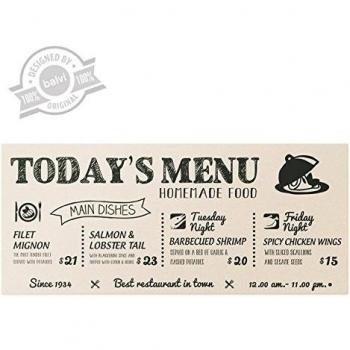 Balvi - Alfombra cocina Today's Menu espuma