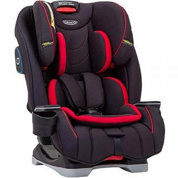 Graco SlimFit - Asiento de coche todo en uno Rojo Fiery