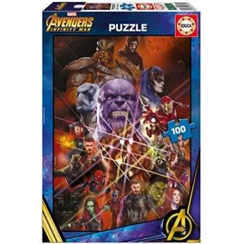 Educa Borrás- Avengers Puzle 100 Infinity War, Multicolor