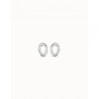 UNO de 50 Joy of Living Sterling Silver Plated Link Earrings for Women