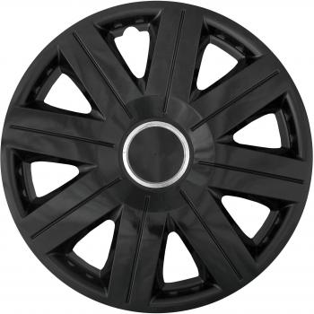 Cartrend 70269 Set de tapacubos Cosmos negro, 4-piezas, 35,56 cm