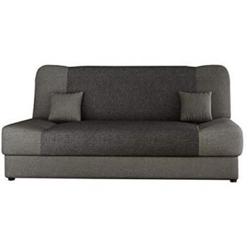 Sofá-cama Comfivo 110 con caja de ropa de cama, Lux 05 + Lux 06, dimensiones 195 x 86 x 87 cm