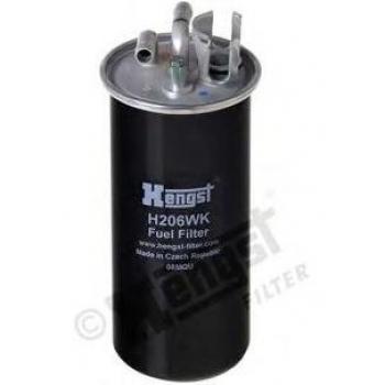 Filtro de combustible HENGST FILTER H206WK - Alta eficiencia en filtración, diseño optimizado para un rendimiento superior, compatible con múltiples modelos de vehículos, fácil instalación y durabilidad prolongada
