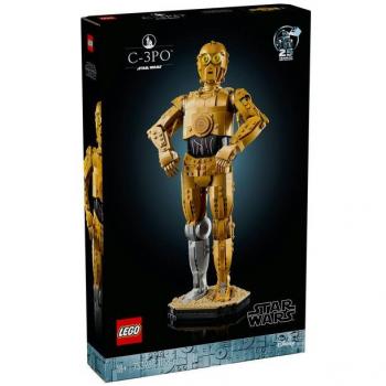 Set de construcción LEGO Star Wars TM 75398 Maqueta de Construcción C-3PO Figura de Droide, Minifigura de Personaje, Decoración del Hogar y Oficina