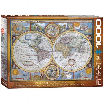 Eurographics Antique World Map Puzzle - 1000 Pieces