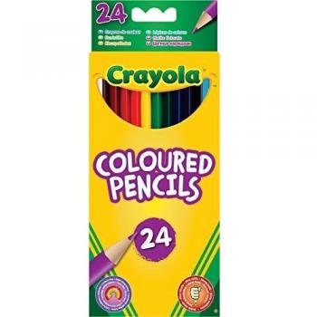 CRAYOLA- Disney Lápices de Colores 24 ud, Multicolor, Unidad