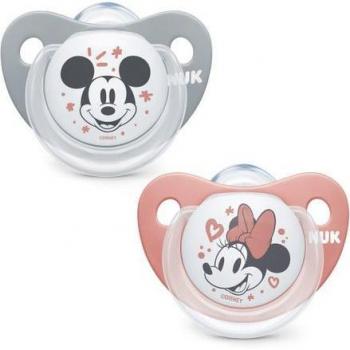 Chupete NUK T-2 Silicona Mickey Mouse - Ortodoncia Sin BPA
