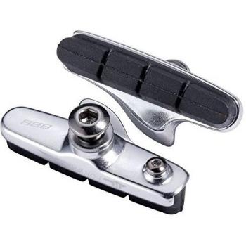 BBB BBs-02 Zapatas Frenos Carretera Desmontables, Adultos Unisex, Plata, Talla Única