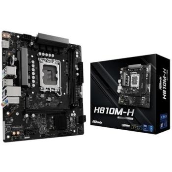 Placa Base ASRock H810M-H Micro-ATX LGA 1851 DDR5 PCIe 4.0 M.2 USB 3.0