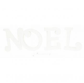 Decopatch - Letras Decorativas, diseño con la Palabra Noel, Color Blanco