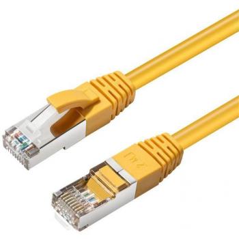 Cable de Red Microconnect CAT6A S/FTP 0.25m Amarillo