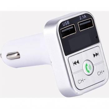 Reproductor MP3 Transmisor FM Bluetooth para Coche, Kit Manos Libres Inalámbrico, Cargador USB y Modulador FM, Accesorios de Automóvil
