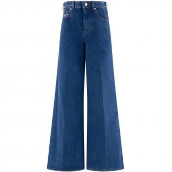 Marni Women's Wide Leg Jeans in Light Blue | Size 38 | PAJD0514X0USCU83BDB60