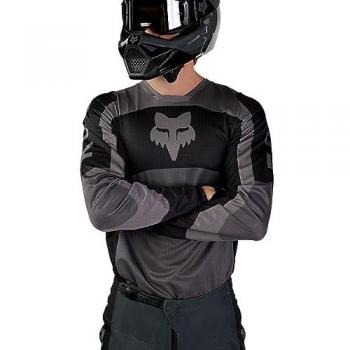 Fox 180 Nitro Maillot de motocross - Negro Gris (XL)