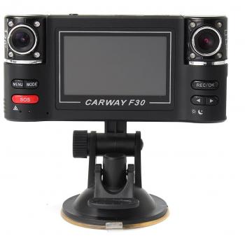 C-FUNN 2,7 Pulgadas F30 Doble Cámara Lente Coche Dvr CAM Dash Grabador De Vídeo IR Luz Visión Nocturna