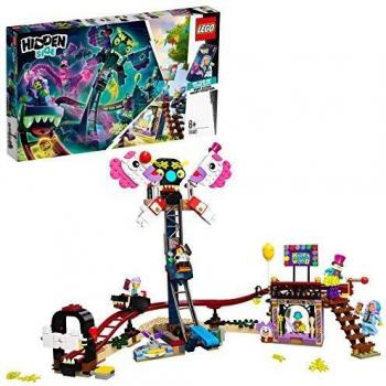 LEGO Hidden Side - Feria Encantada, Set de Construcción con Atracciones de Juguete y Minifiguras de Fantasmas, Funciona con App, a Partir de 8 Años