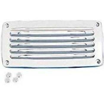 Grille d'aération rectangulaire, 20,6X10,6cm, couleur blanche