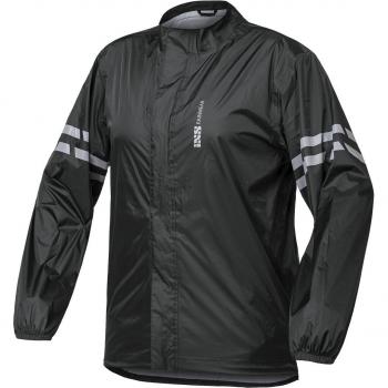 iXS Chubasquero Light-ST Negro - Chaqueta de lluvia ligera, color negro, talla 5XL