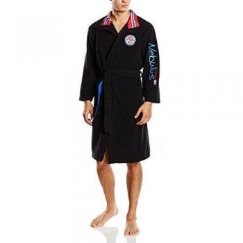 Nebulus - Bata para hombre, color negro, talla XL