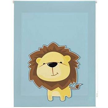Homeflex Storalia - Estor Digital Infantil Leon - Enrollable - 130X250 cm - Disponible en Varias Medidas