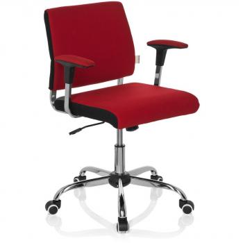 hjh OFFICE AVIDA - Silla giratoria de oficina, color rojo