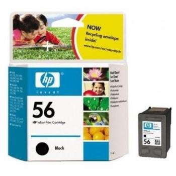 HP cartucho negro de inyección de tinta HP 56
