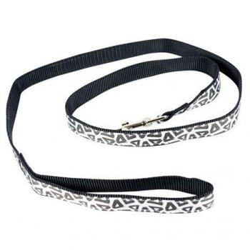 Correa para Perros Ibañez Nylon Black and White 2cm x 120cm