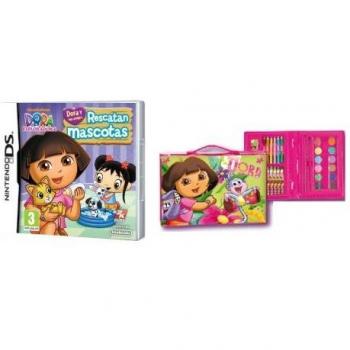 Dora y sus amigos rescatan mascotas+Estuche DS