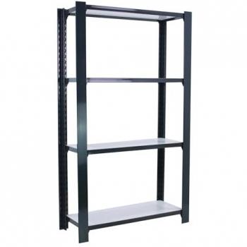Estantería Oficina Simonrack Officlick 4/400 Madera Antracita/Blanco, 1500x900x400 mm, Estilo Industrial
