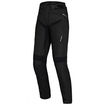 Pantalón de moto IXS Tromsö-ST 2.0 para mujer, color negro, talla L, tipo textil