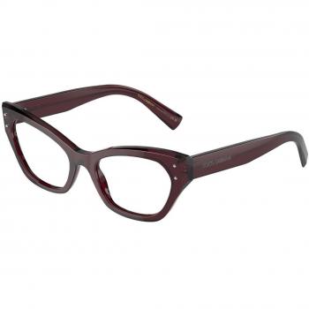 Dolce & Gabbana DG3385 3045 Women’s Eyeglasses Purple Size 54 - Blue Light Block Available