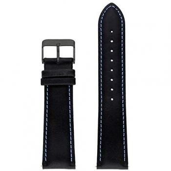 Correa de piel italiana de la marca Watx. Modelo Leather Race / Black&Blue / 44mm. Referencia WXCO1725.