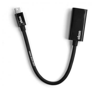 Adaptador de vídeo Mini DisplayPort a HDMI Tipo A (Estándar) Negro - 20 cm