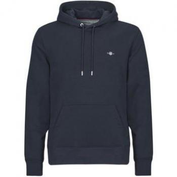 GANT Men's Regular Fit Shield Logo Pullover Hoodie - Evening Blue - Size M