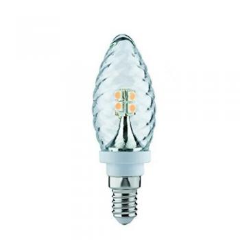 LED candle rotated 2.5W 230V E14 clear