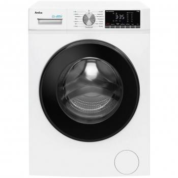 Lavadora AMICA NAAWSG814BiS Blanco, carga frontal, capacidad de 8 kg, velocidad máxima de centrifugado de 1400 rpm, clase energética A+++, panel digital con display LED, múltiples programas de lavado y