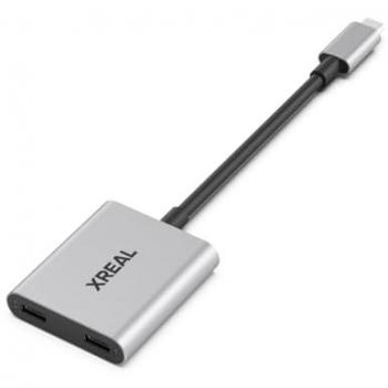 Adaptador de Carga XREAL HUB 45W para Gafas AR y Dispositivos Gaming con Soporte de 120Hz